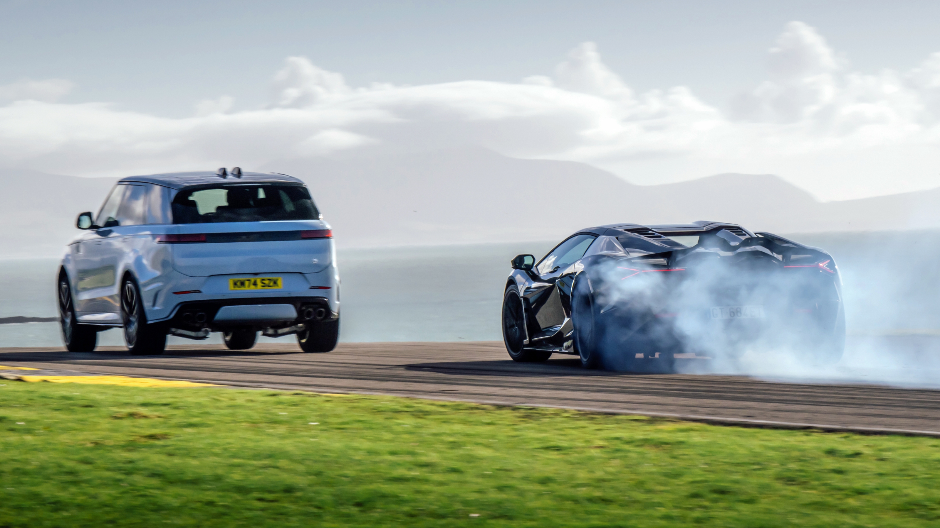 AWD track test – Revuelto and Range Rover