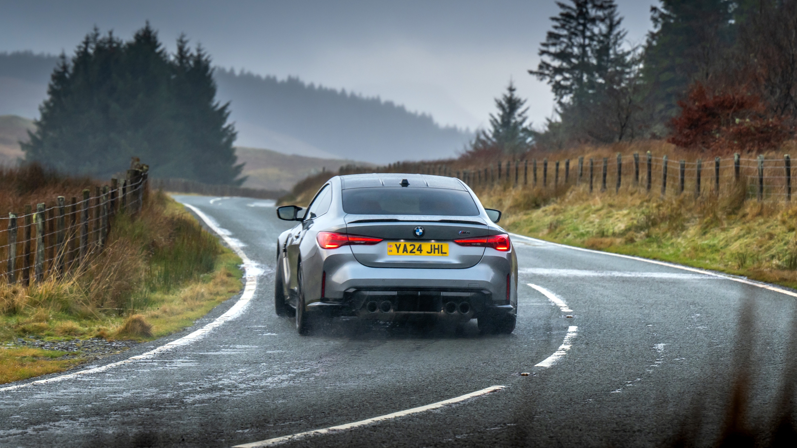 BMW M4 v Porsche 911 rear