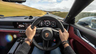 BMW M4 v Porsche 911 interior