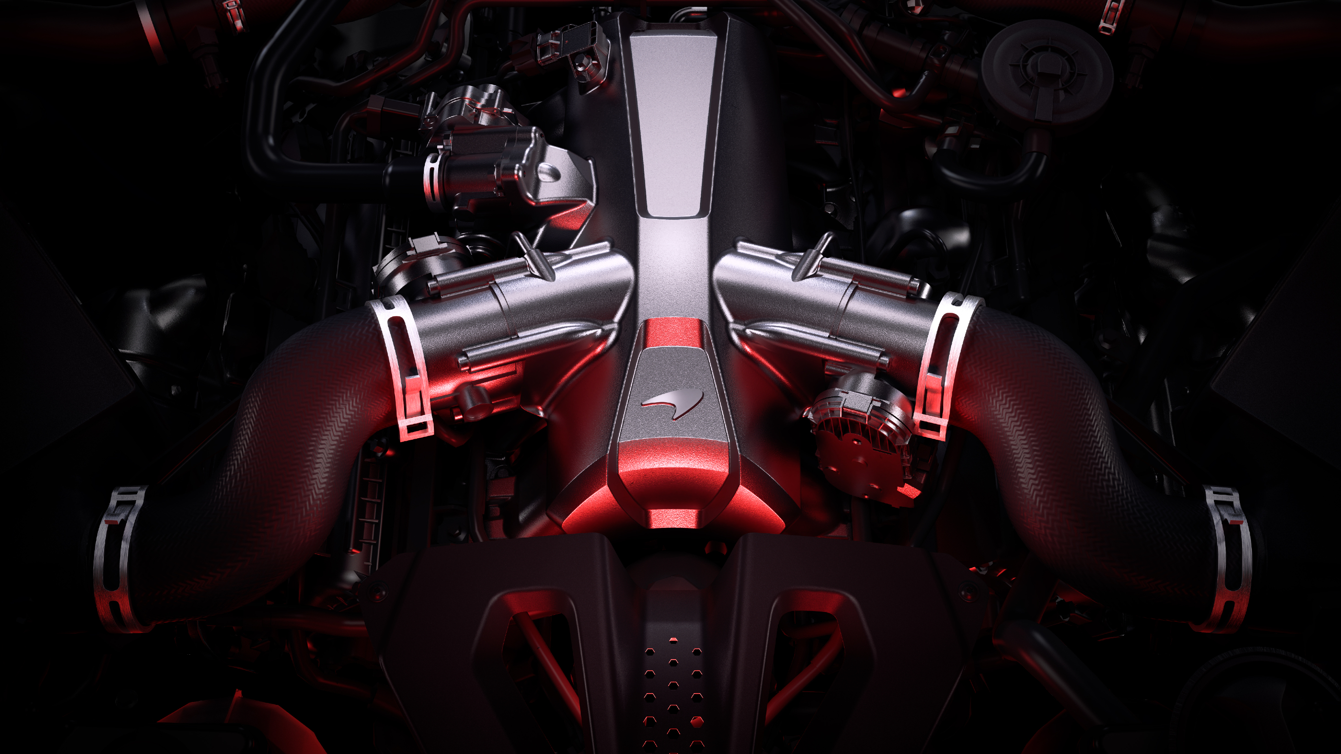 McLaren 750S engine