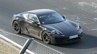 Electric Porsche Cayman front