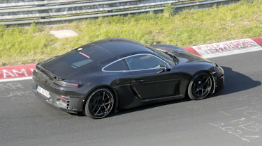 Electric Porsche Cayman rear