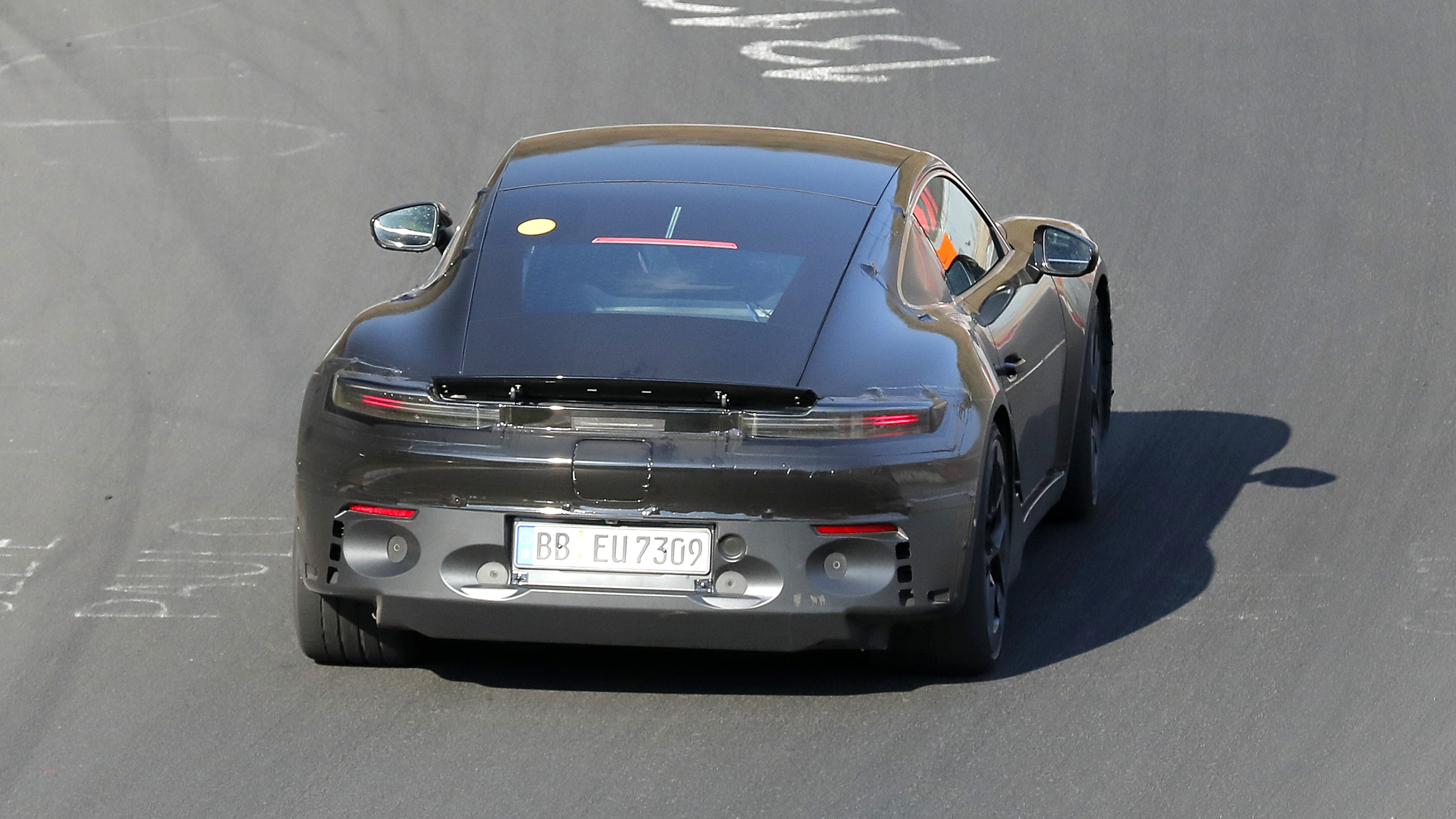 Electric Porsche Cayman rear