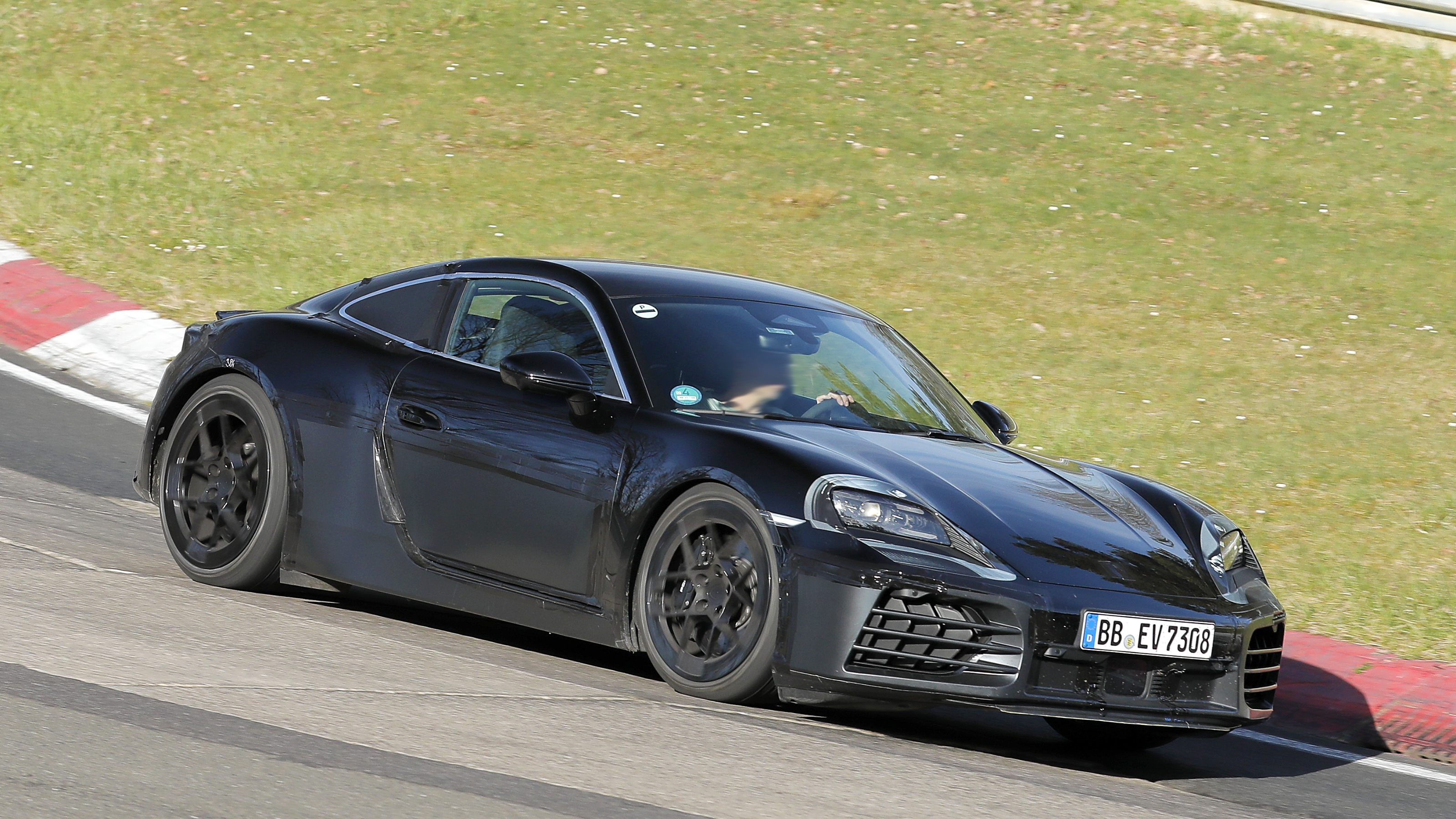 Electric Porsche Cayman front