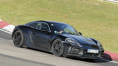 Electric Porsche Cayman front