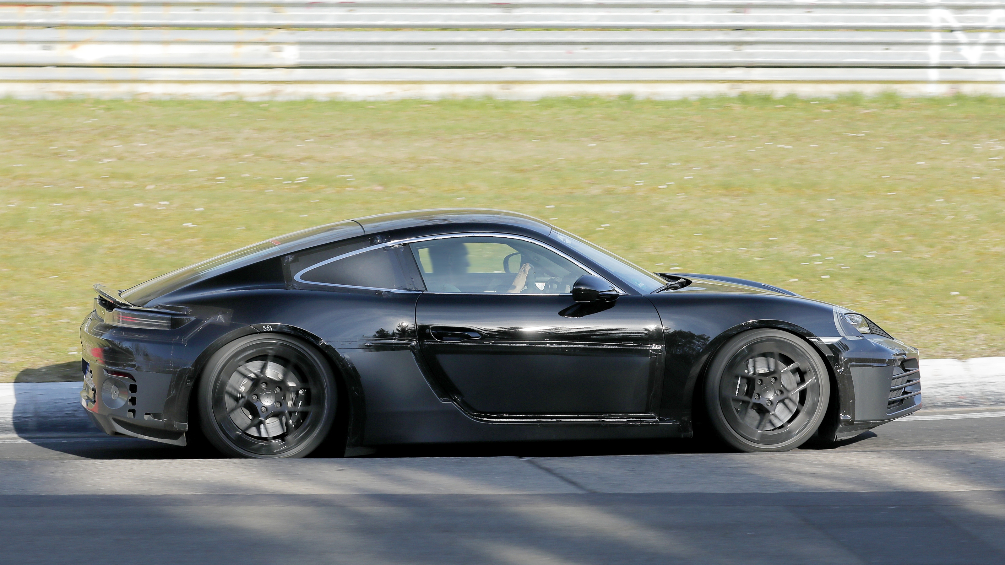 Electric Porsche Cayman side