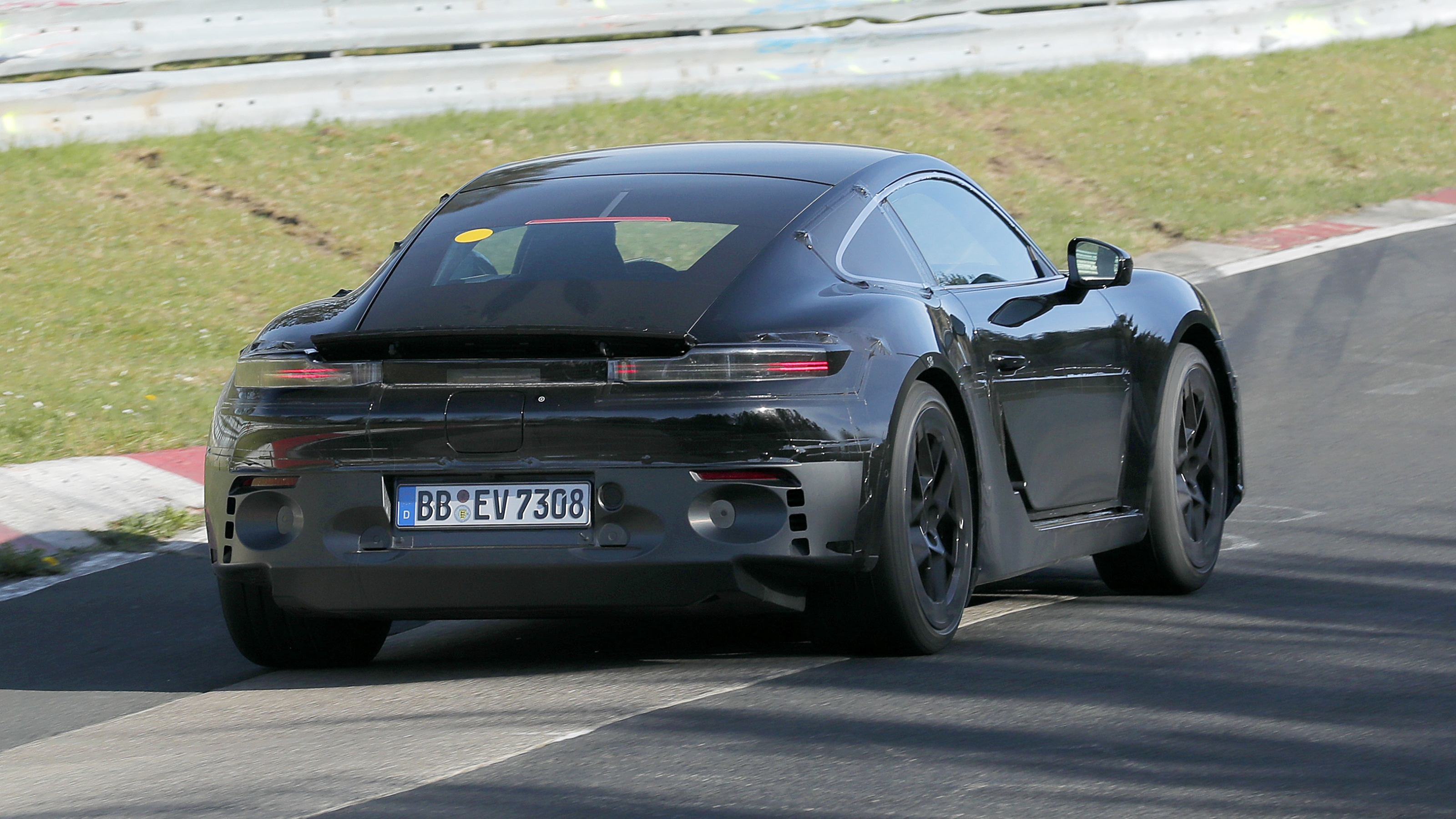 Electric Porsche Cayman rear