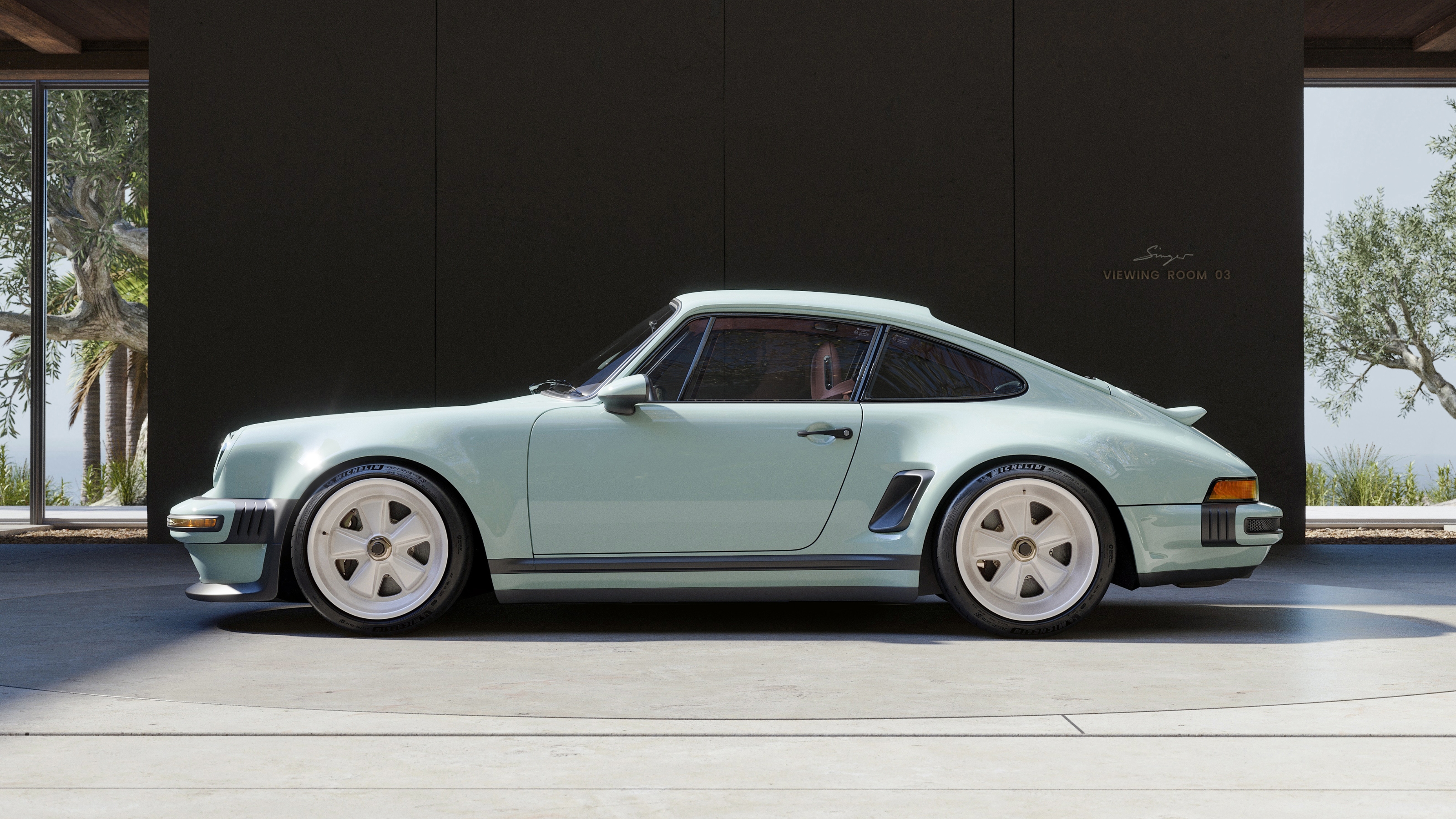 Porsche 911 Carrera Coupe reimagined by Singer – side