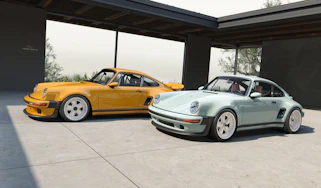 Porsche 911 Carrera Coupe reimagined by Singer – front
