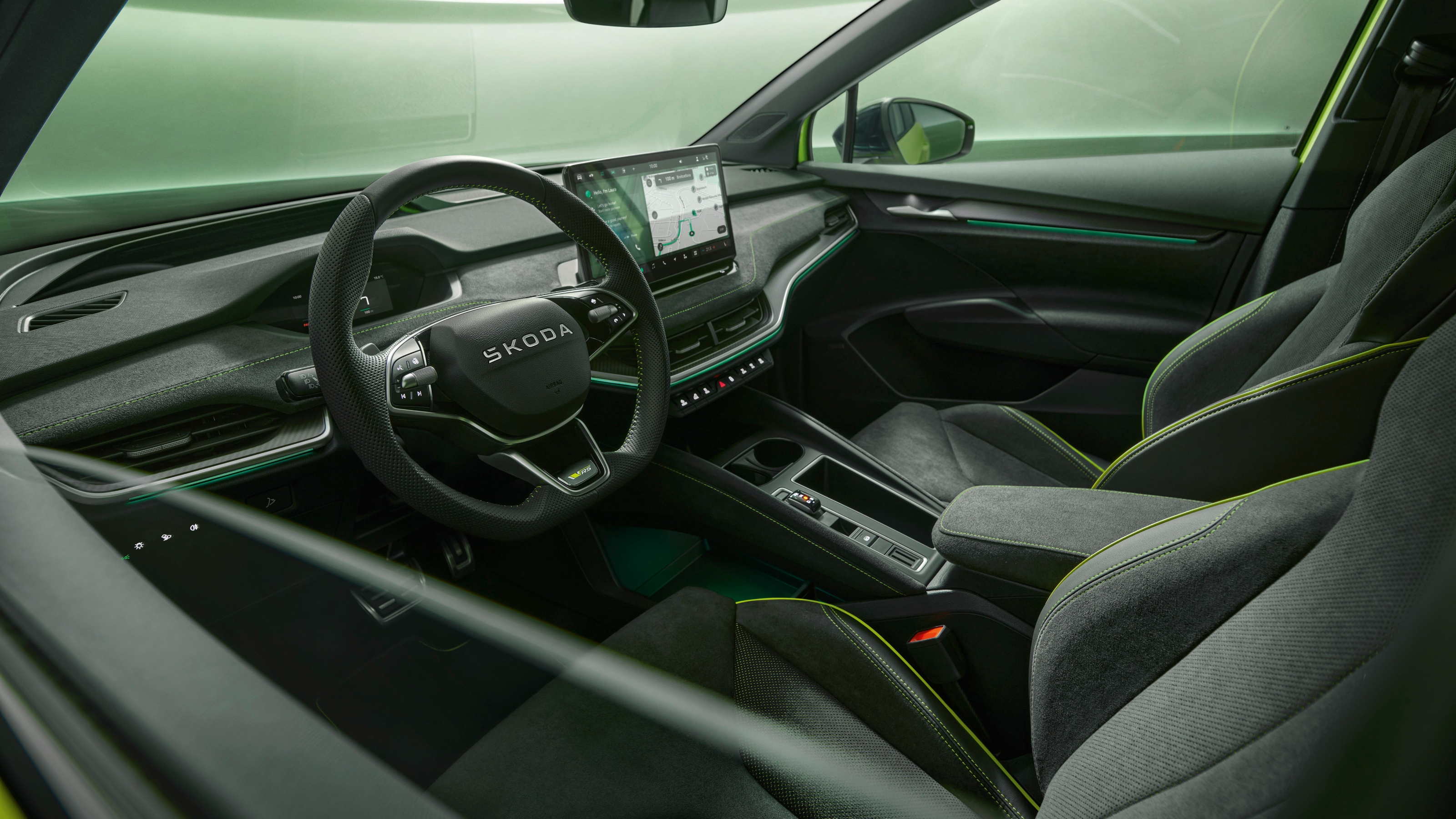2025 Skoda Enyaq vRS interior