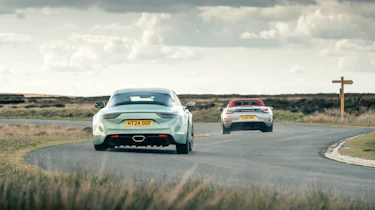 BMW M2 v Porsche Boxster GTS v Lotus Emira v Alpine A110 v Ford Mustang