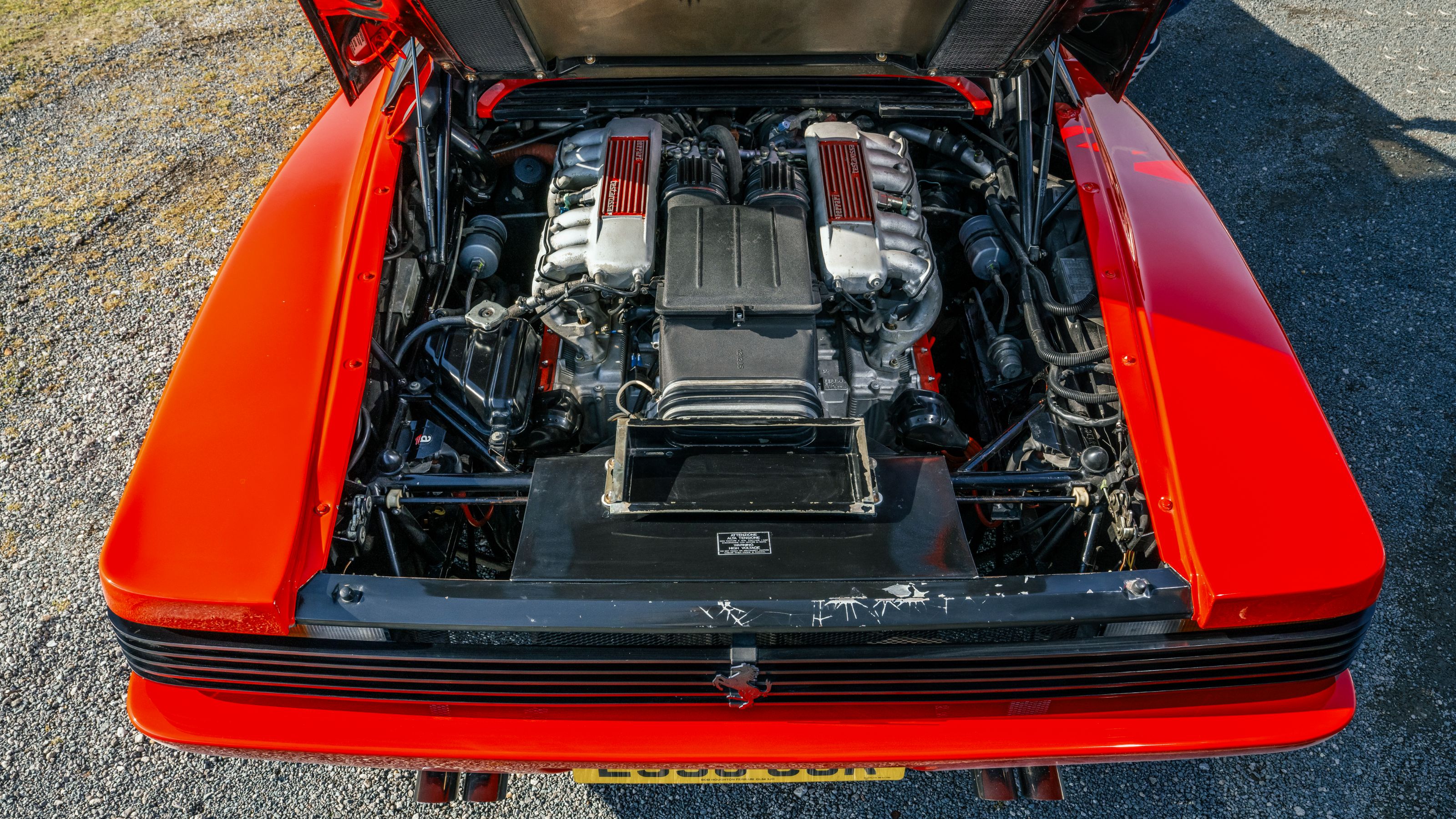 Ferrari Testarossa engine