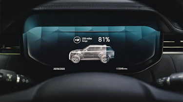 Range Rover Electric – dashboard