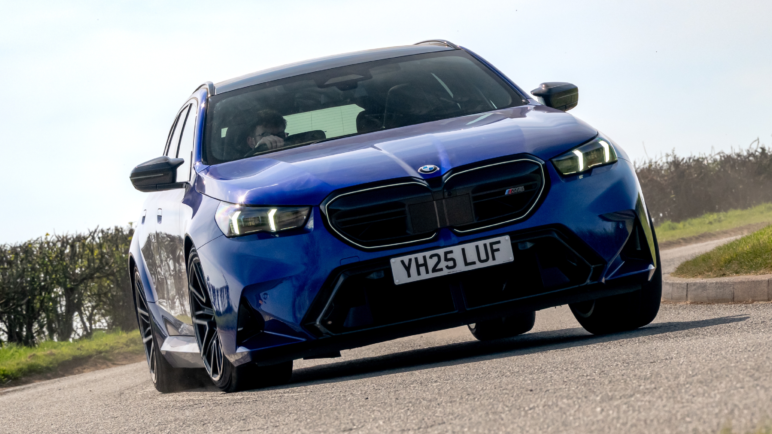 BMW M5 Touring review front