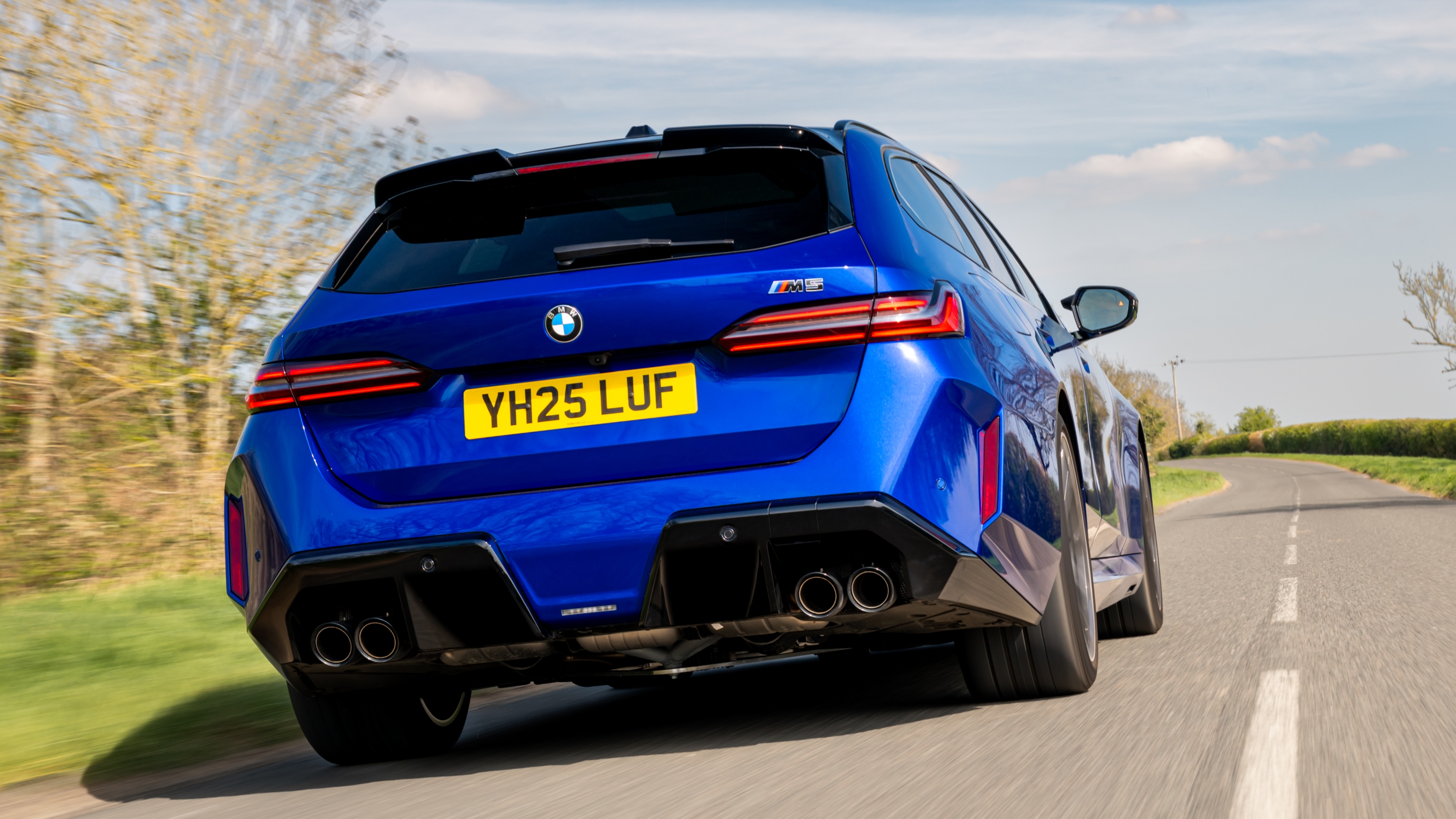 BMW M5 Touring review rear