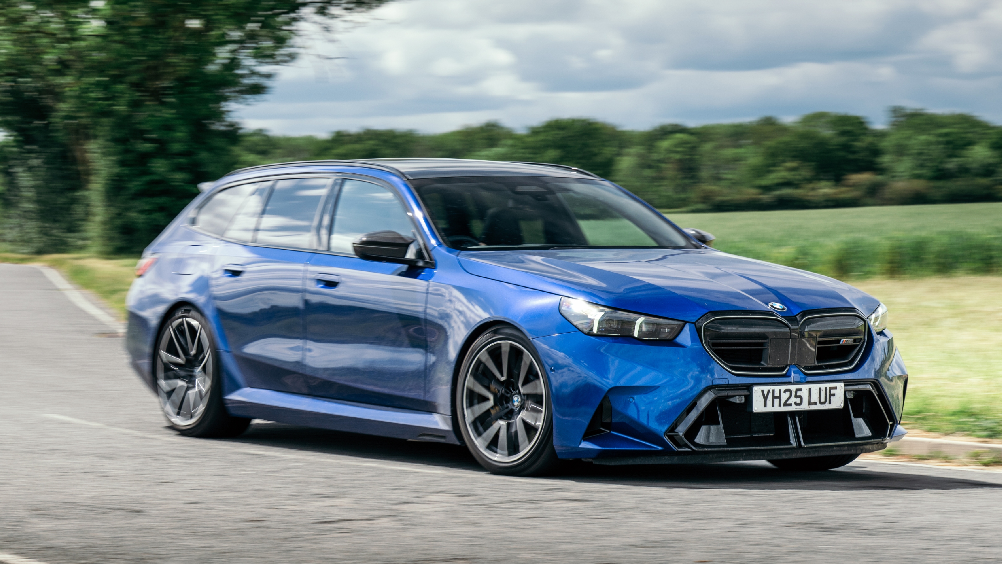BMW M5 Touring review front
