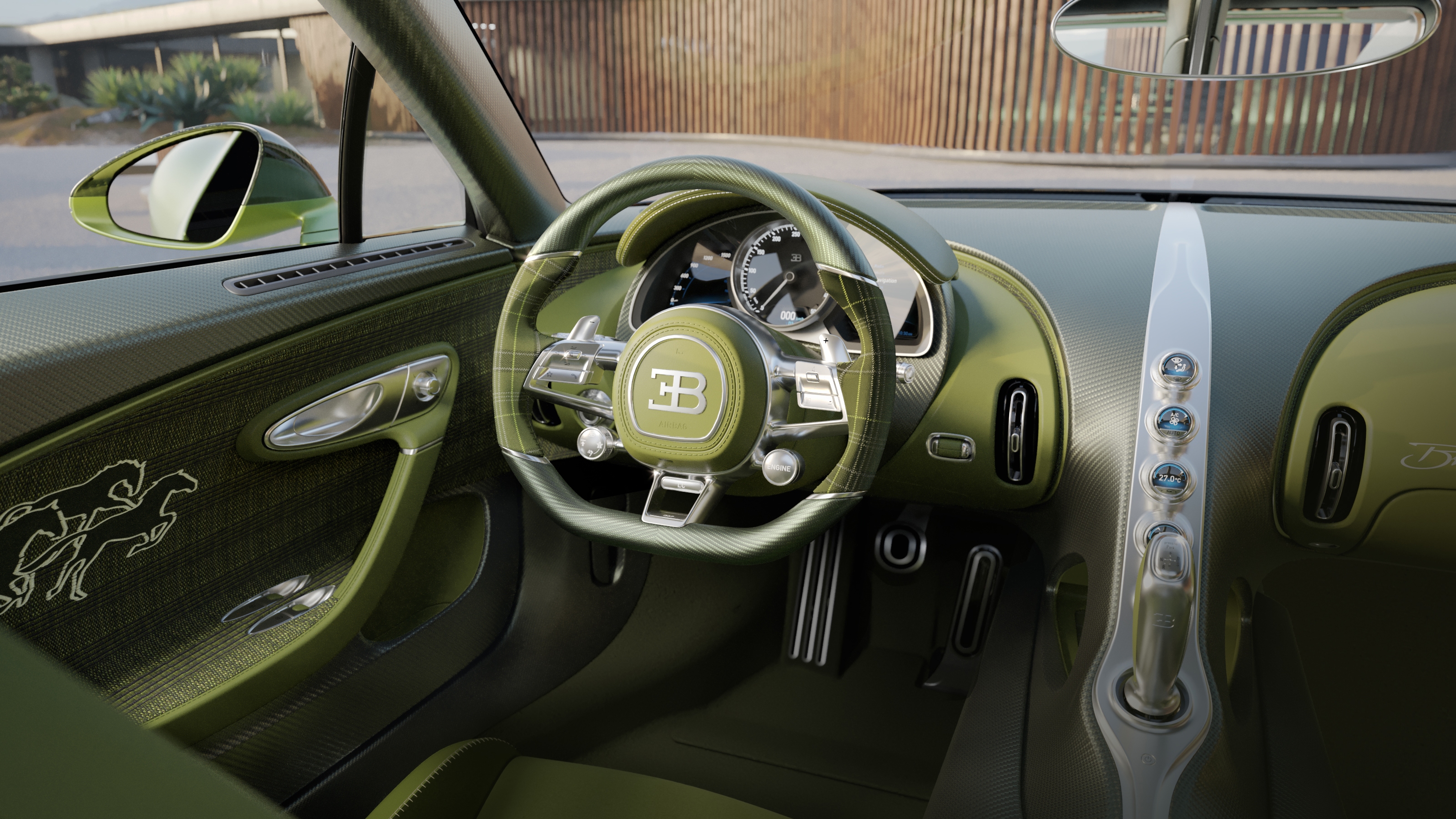 Bugatti Brouillard interior