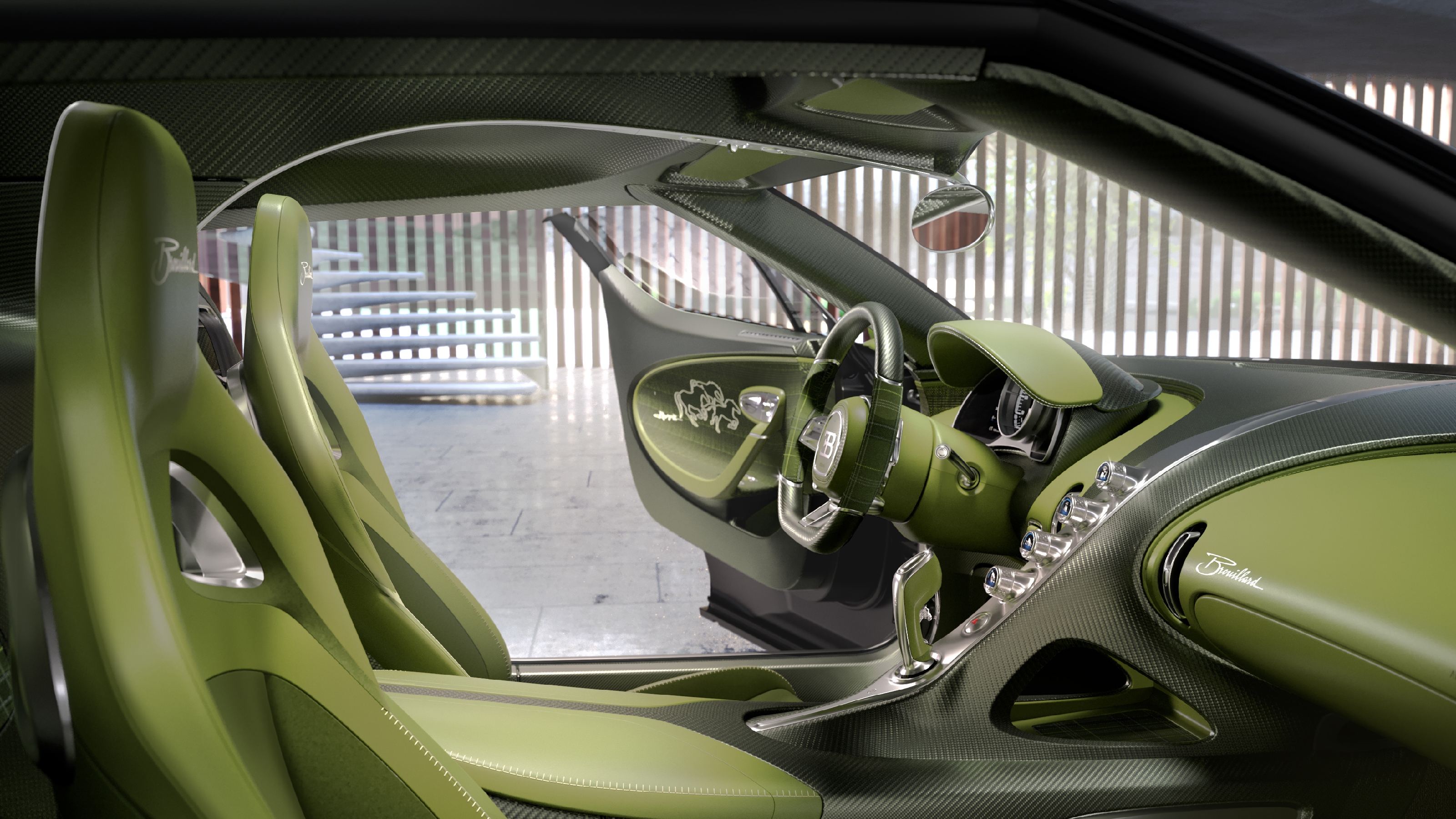 Bugatti Brouillard interior