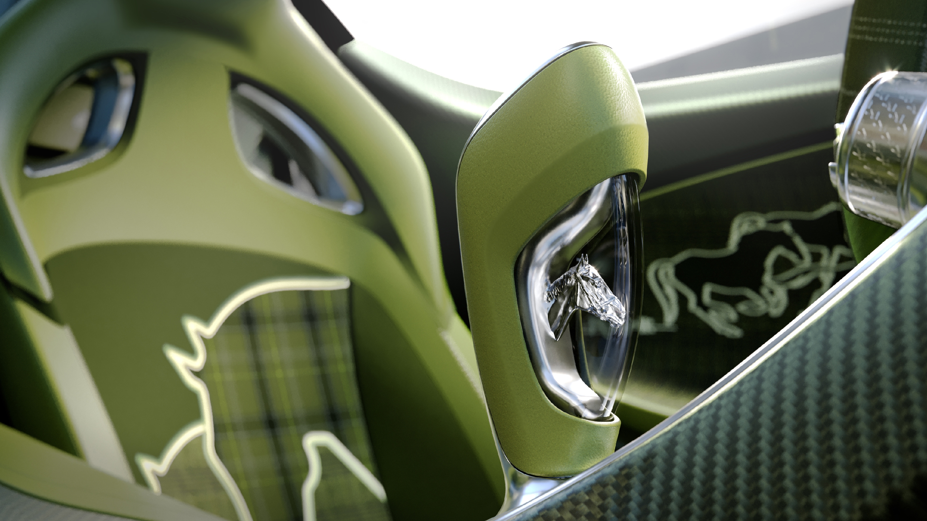 Bugatti Brouillard interior