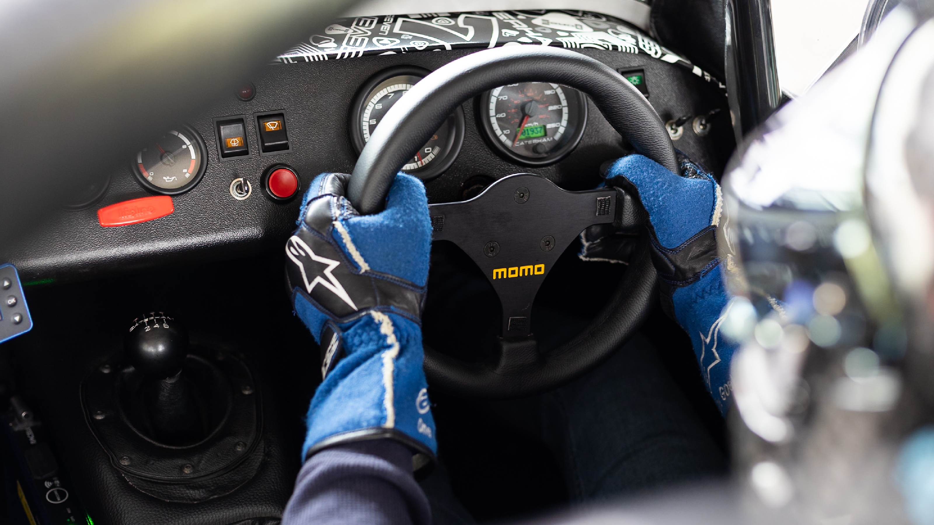 HORSE powered Caterham interior