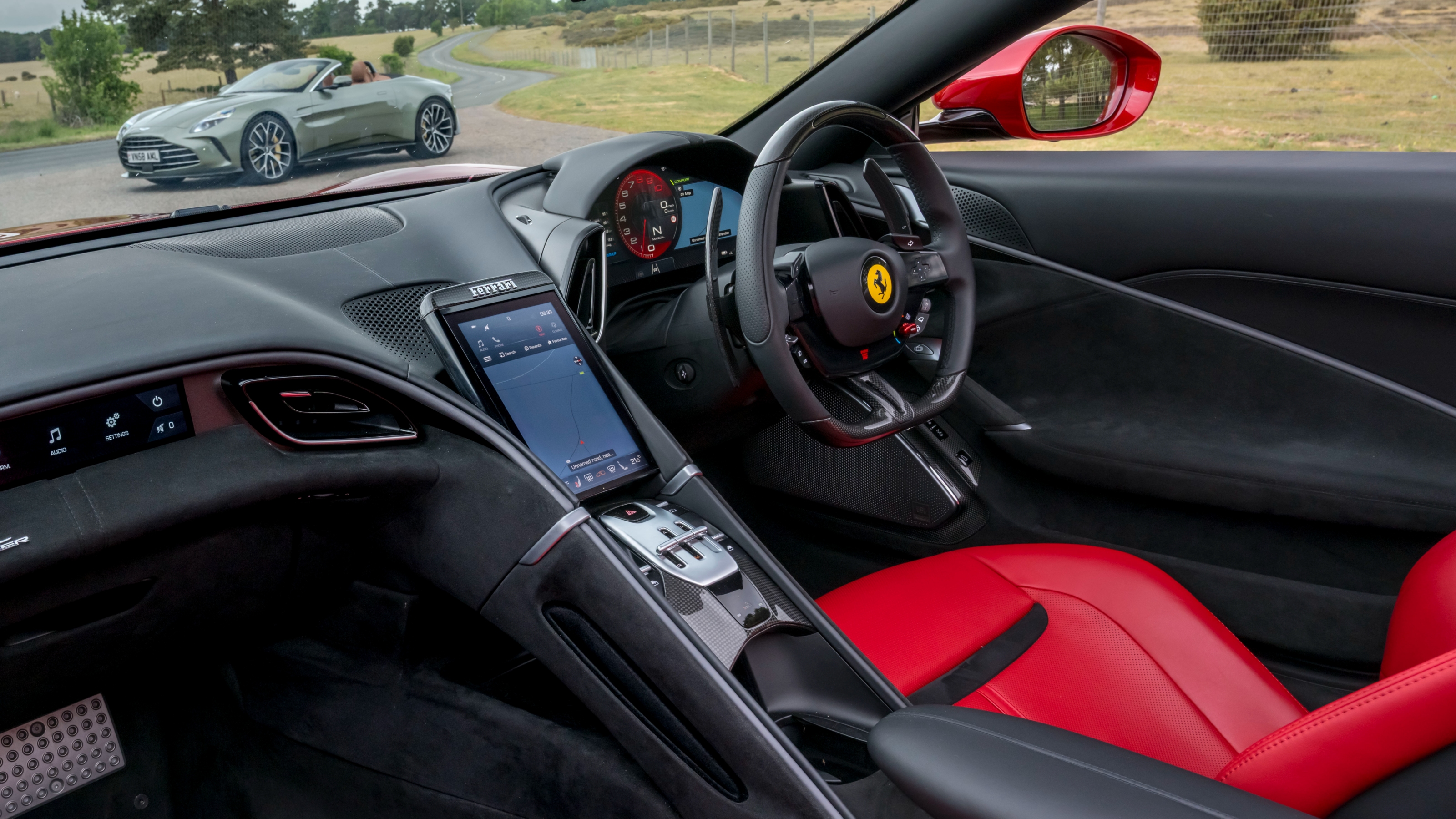 Ferrari Roma Spider interior