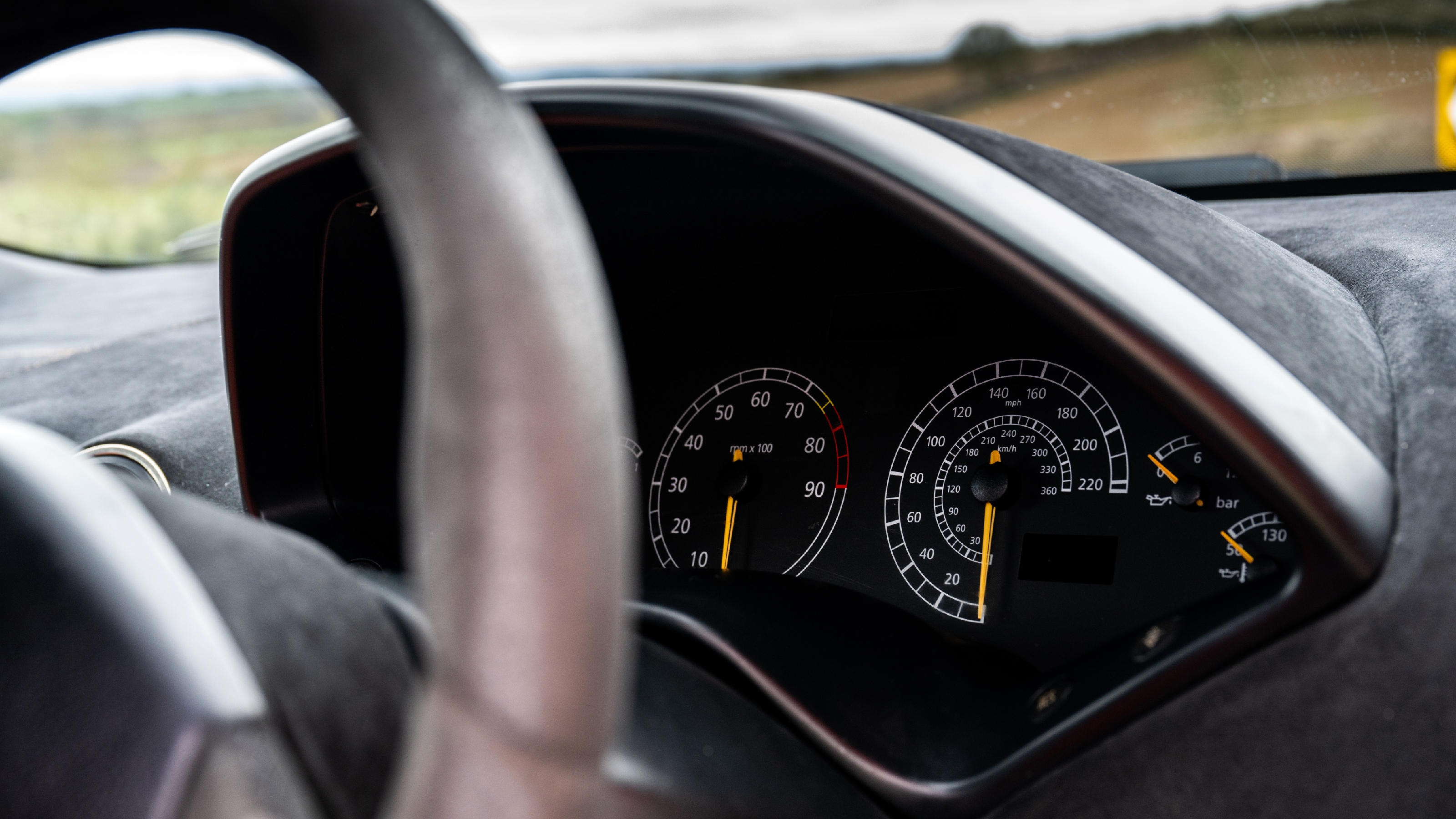Lamborghini Murciélago interior details