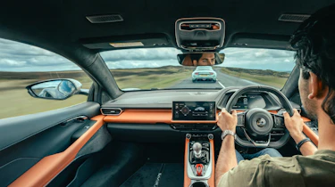 Lotus Emira review interior driving