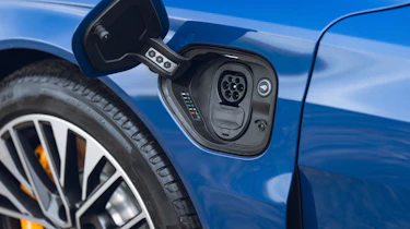 Audi e-tron GT charge port