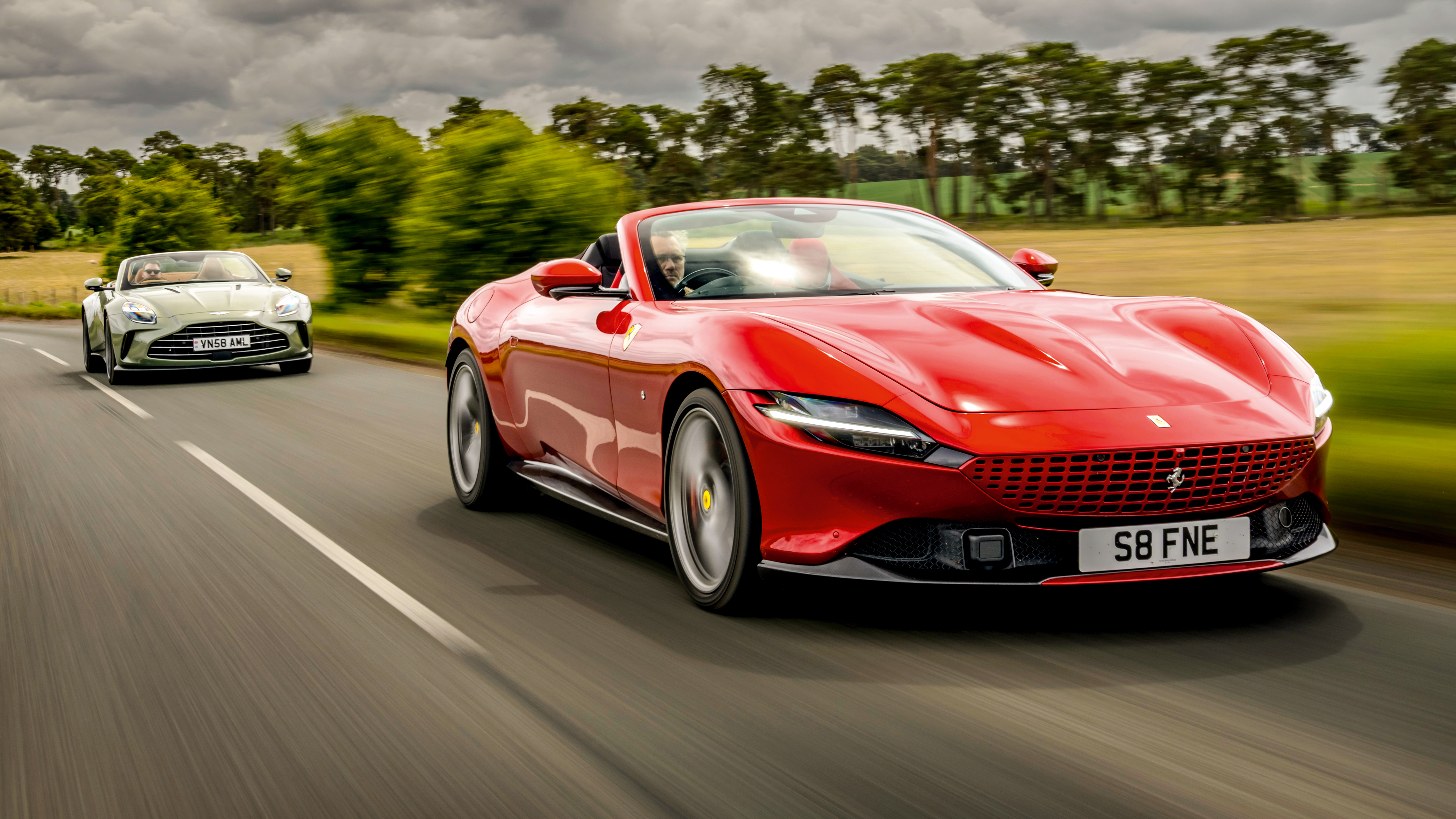 Ferrari Roma Spider v Aston Martin Vantage Roadster
