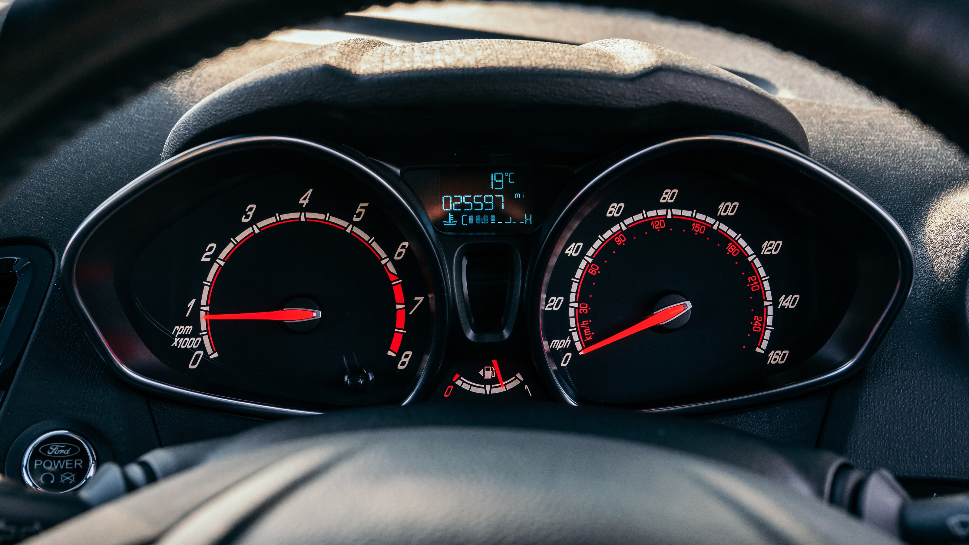 Ford Fiesta ST200 interior details