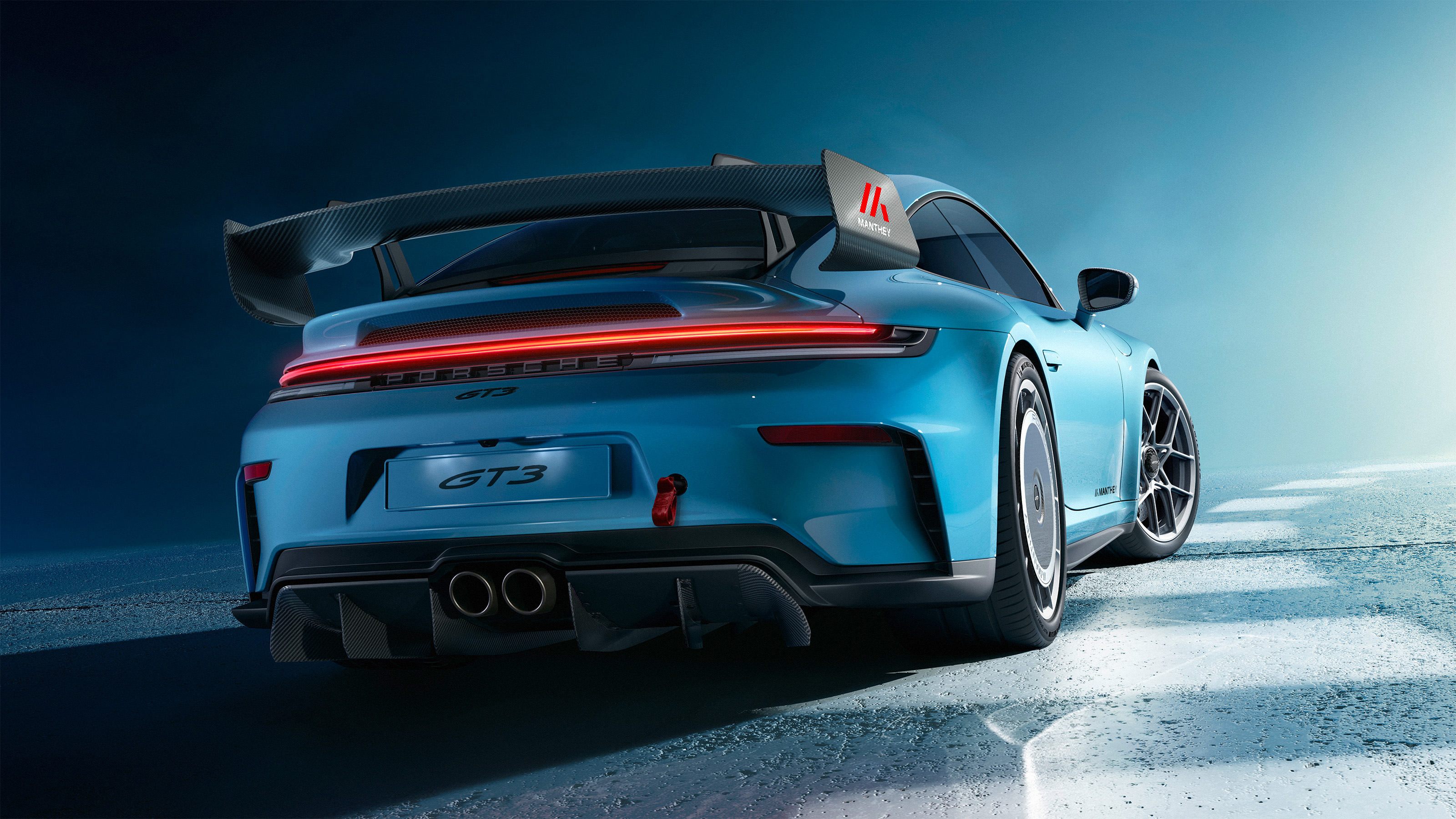 Porsche 911 GT3 Manthey Racing upgrade – rear