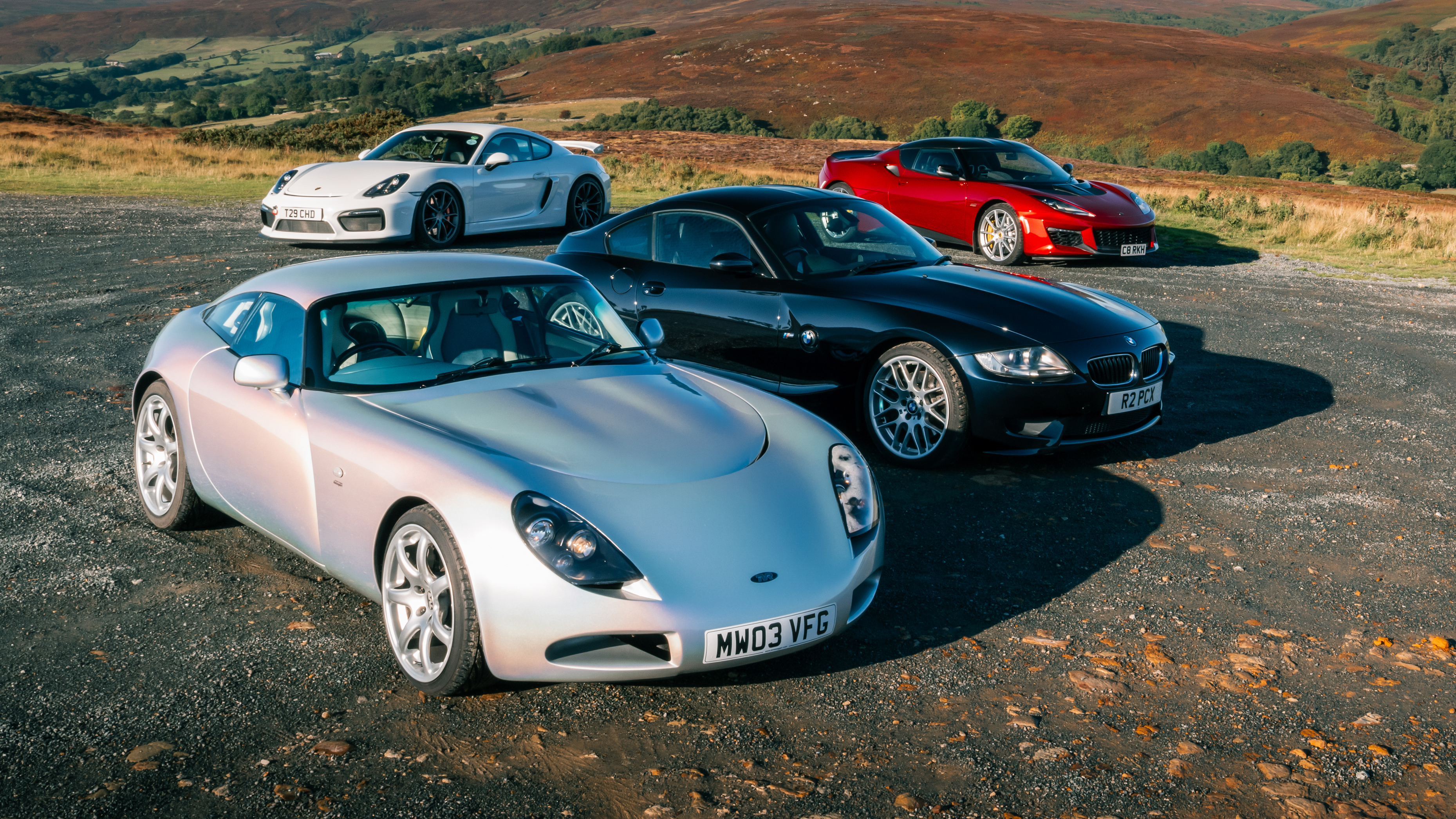 Six cylinder icons