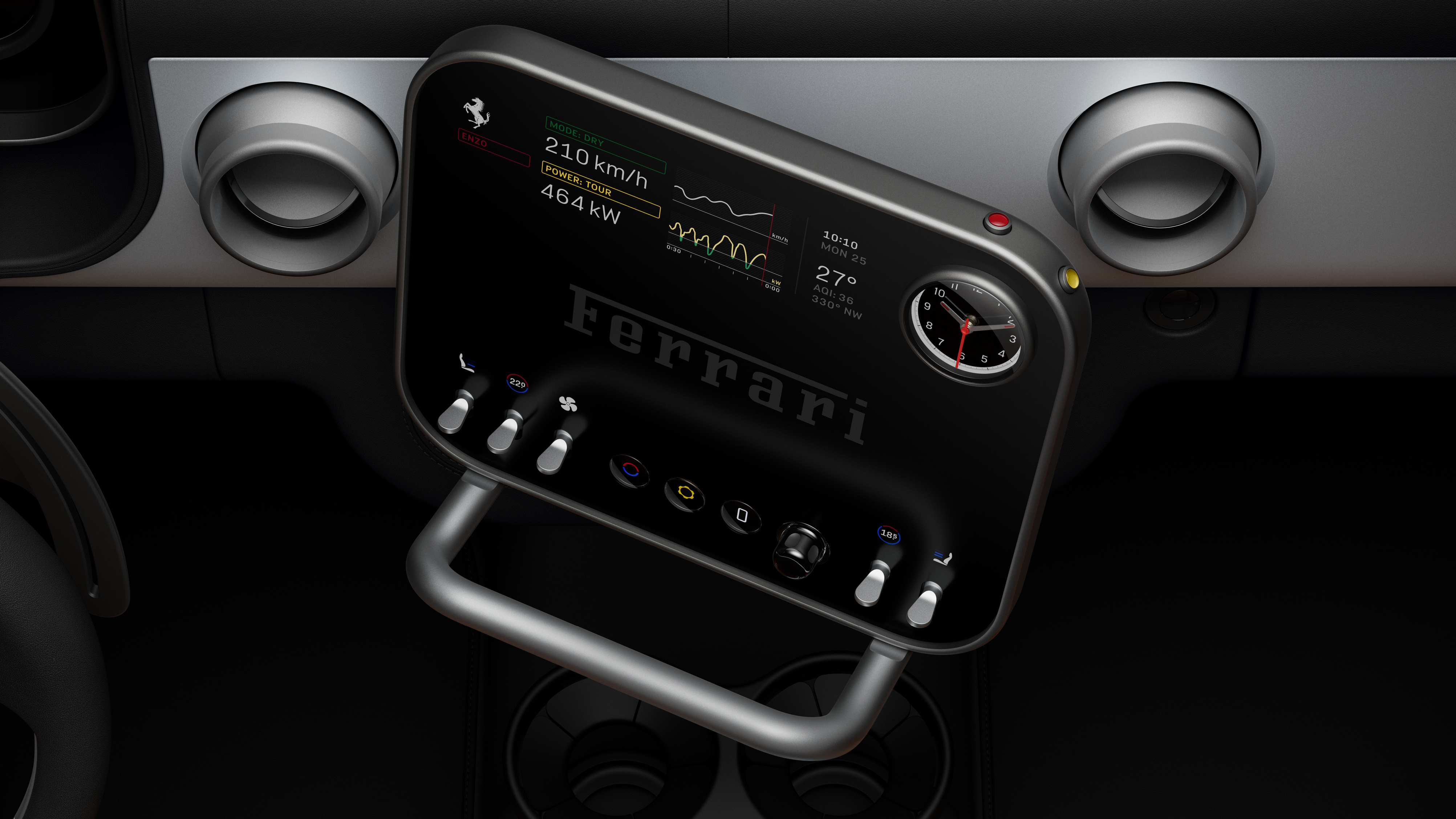 Ferrari Luce interior