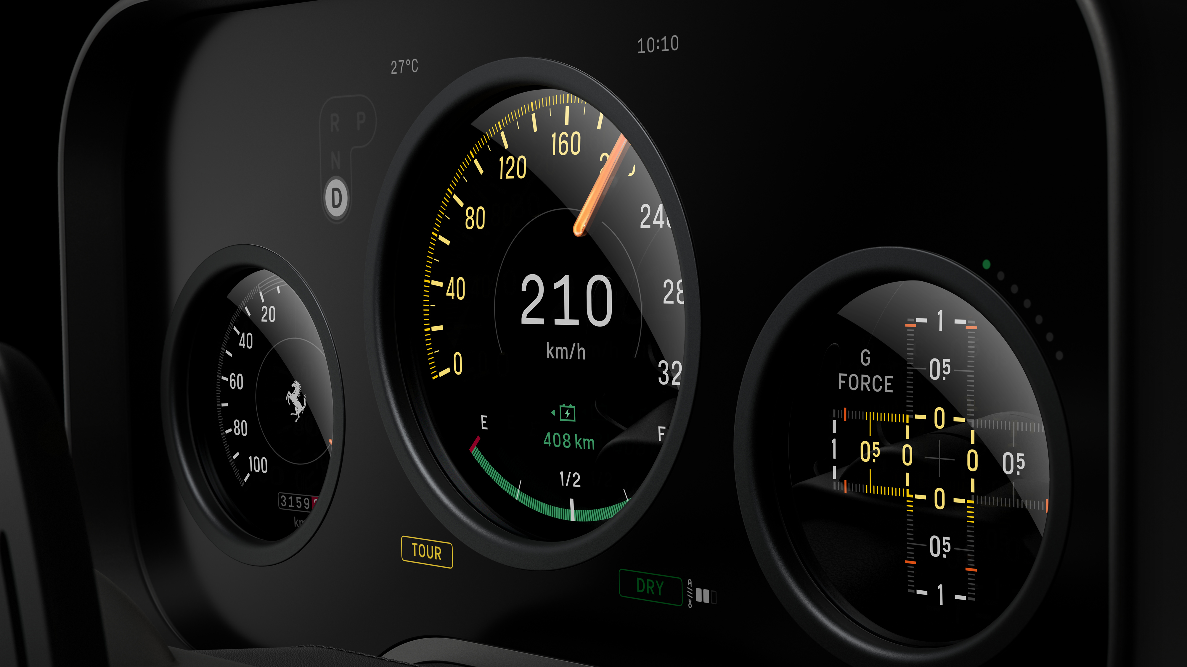 Ferrari Luce interior