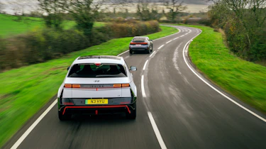 Alpine A390 and Hyundai Ioniq 5 N