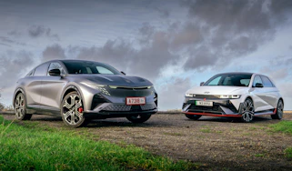 Alpine A390 and Hyundai Ioniq 5 N
