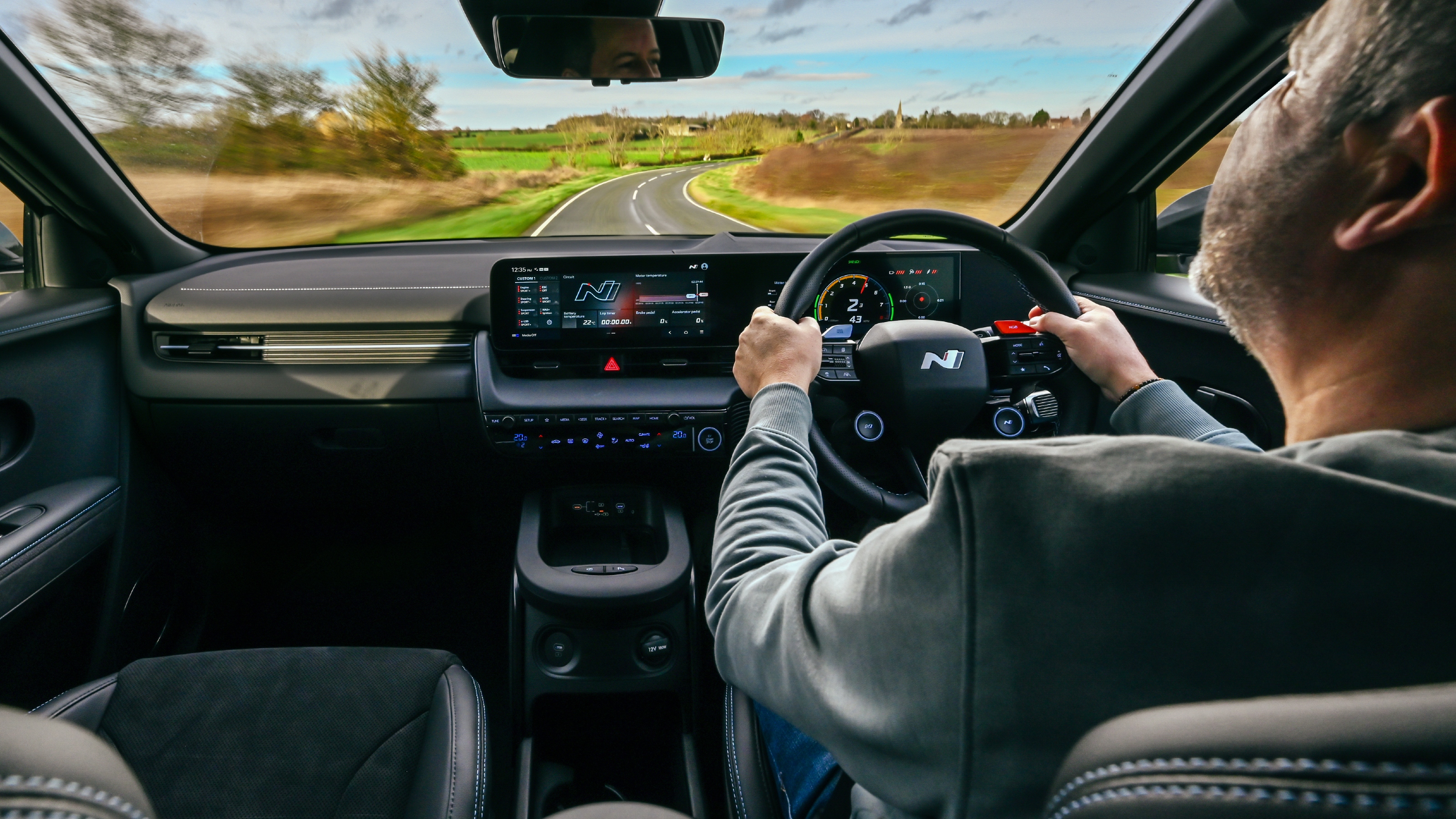 Hyundai Ioniq 5 N interior driving
