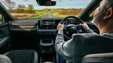 Hyundai Ioniq 5 N interior driving