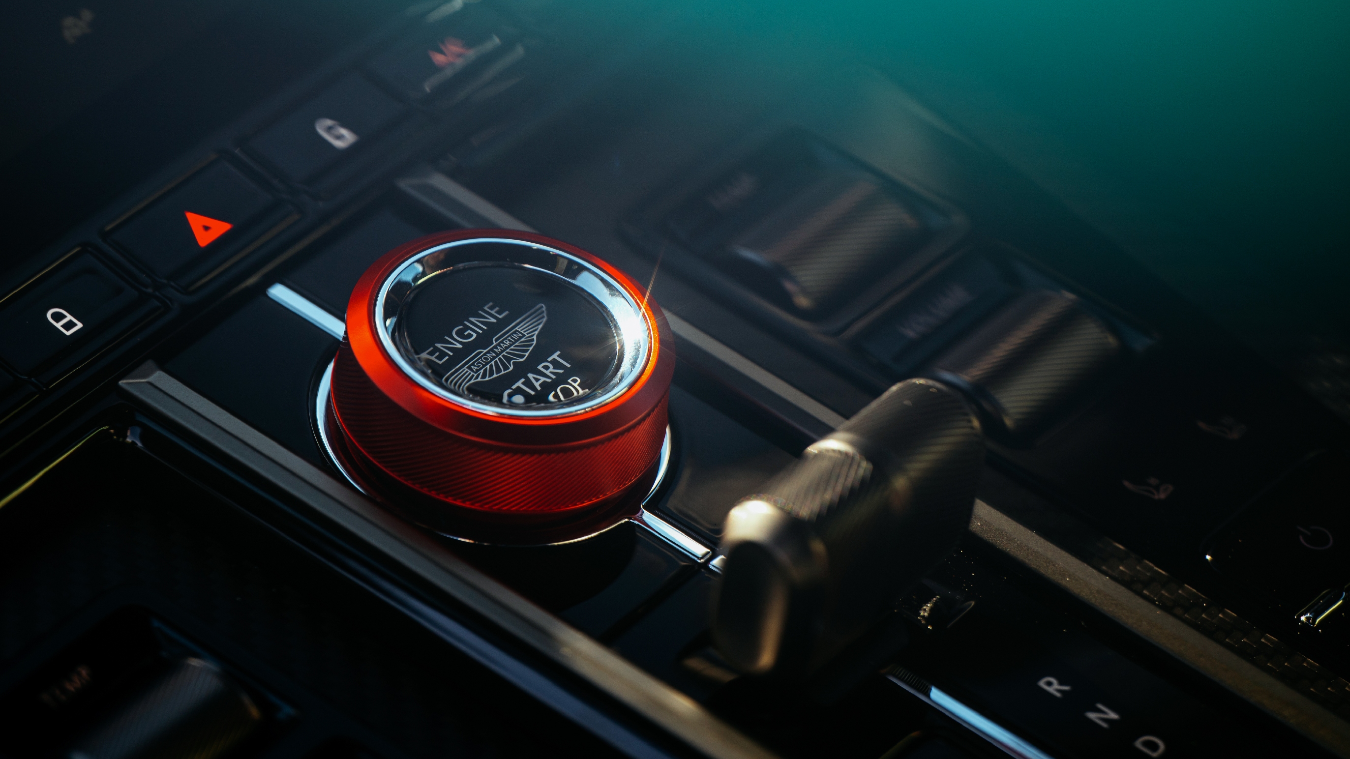 Aston Martin Vantage S interior details