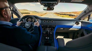 Bentley Continental GT S interior driving
