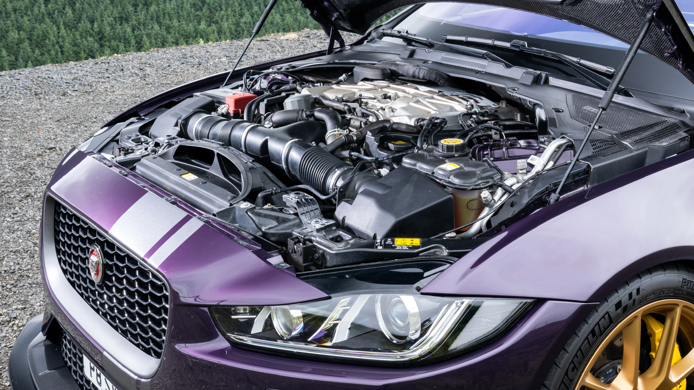 Jaguar XE SV Project 8 engine