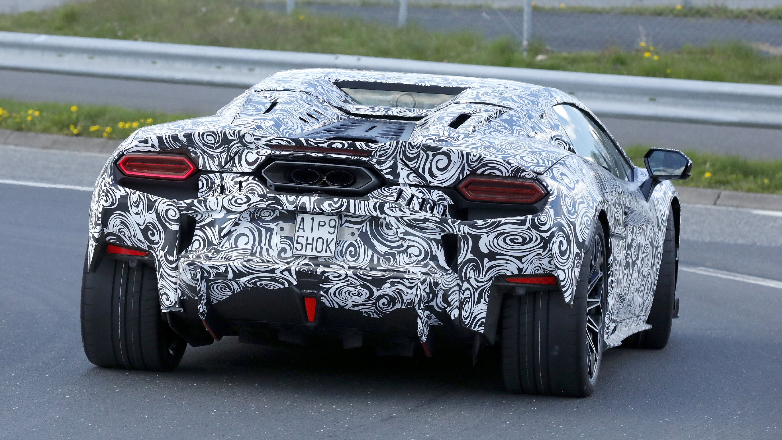 Lamborghini Temerario Spyder rear