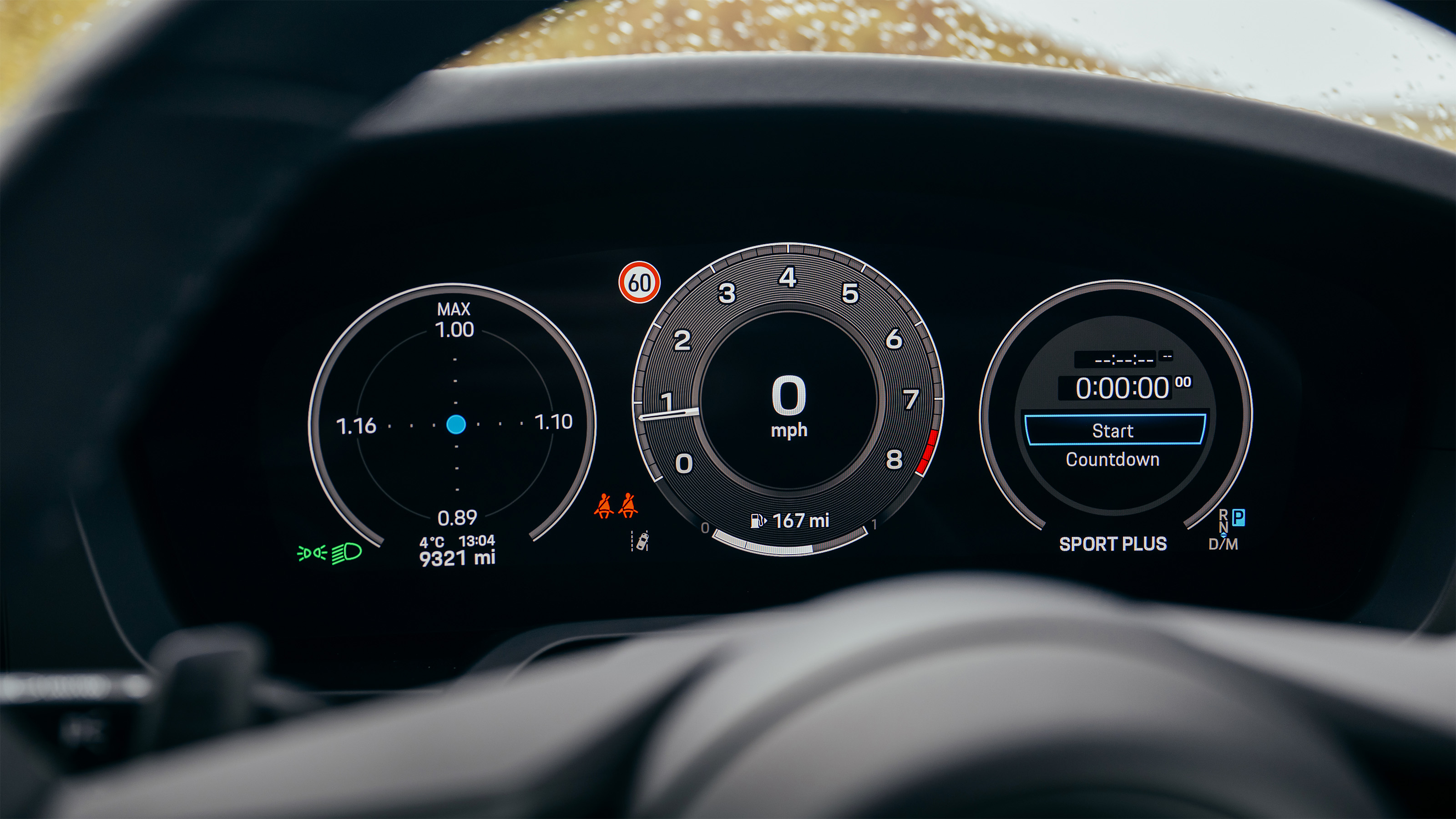 Porsche 911 Carrera S – dials