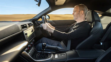 Toyota GR86 interior driving