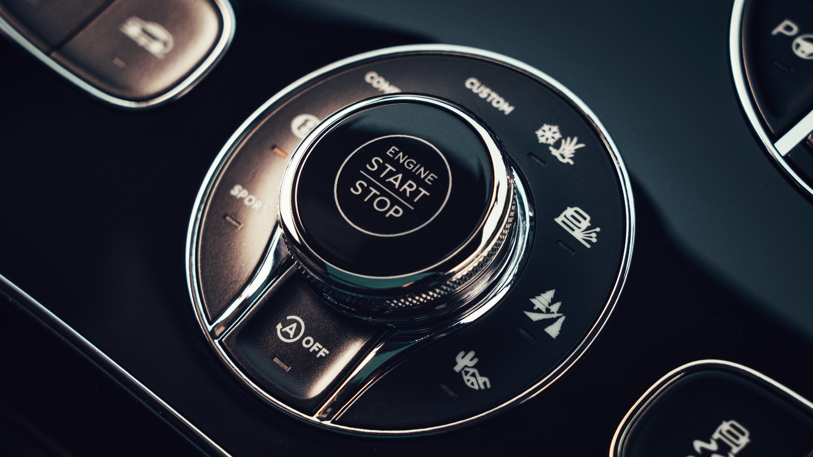Bentley Bentayga drive selector