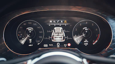 Bentley Bentayga driver's display