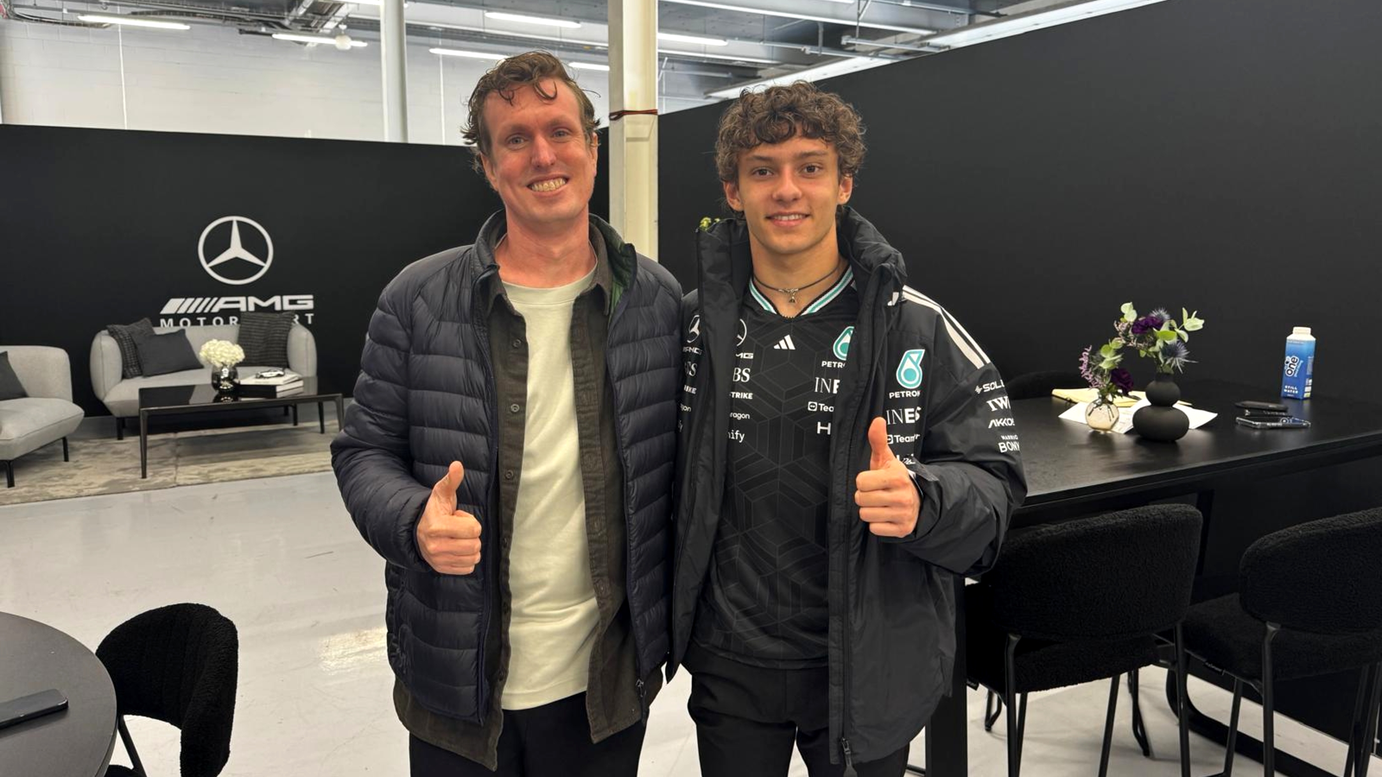 James Taylor and Kimi Antonelli