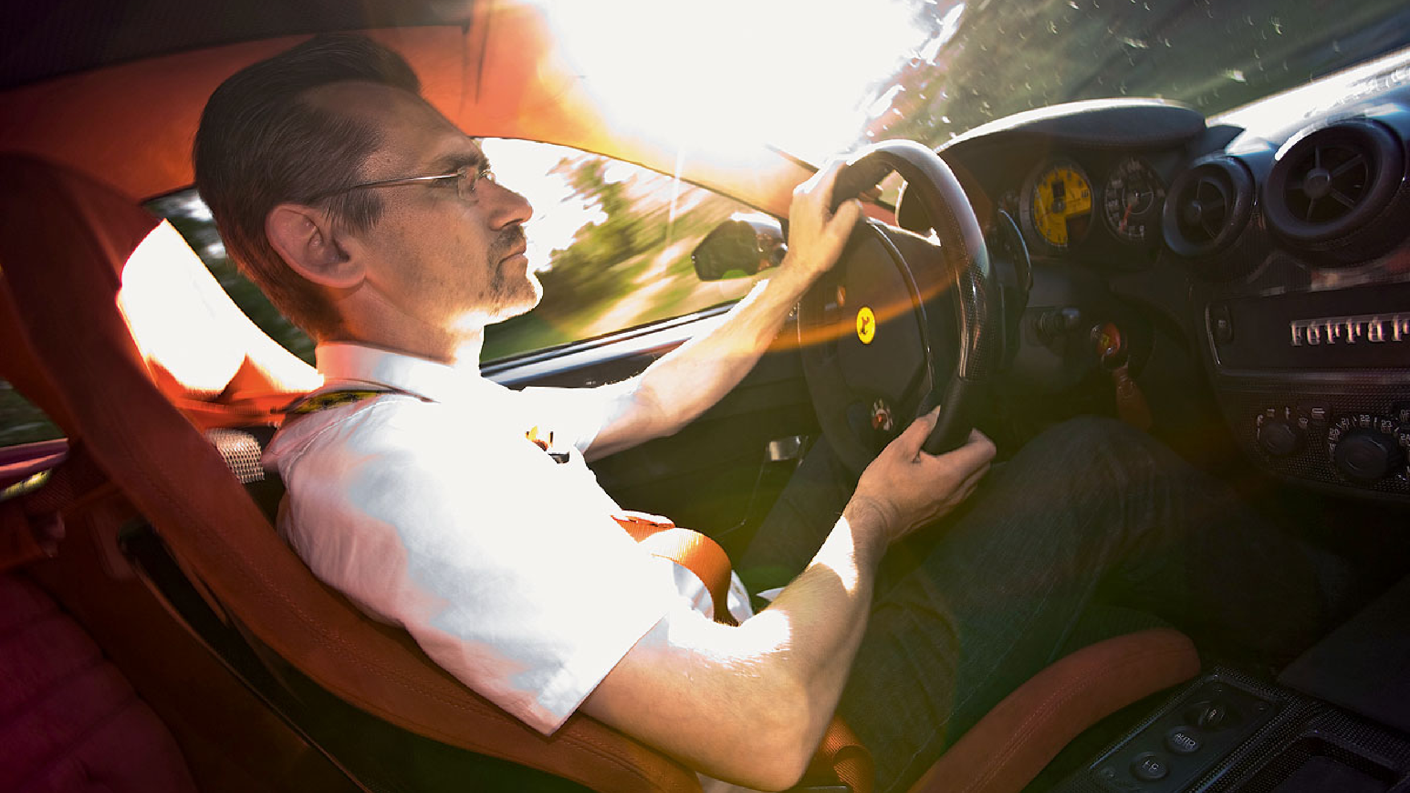 Ferrari F430 Scuderia driving
