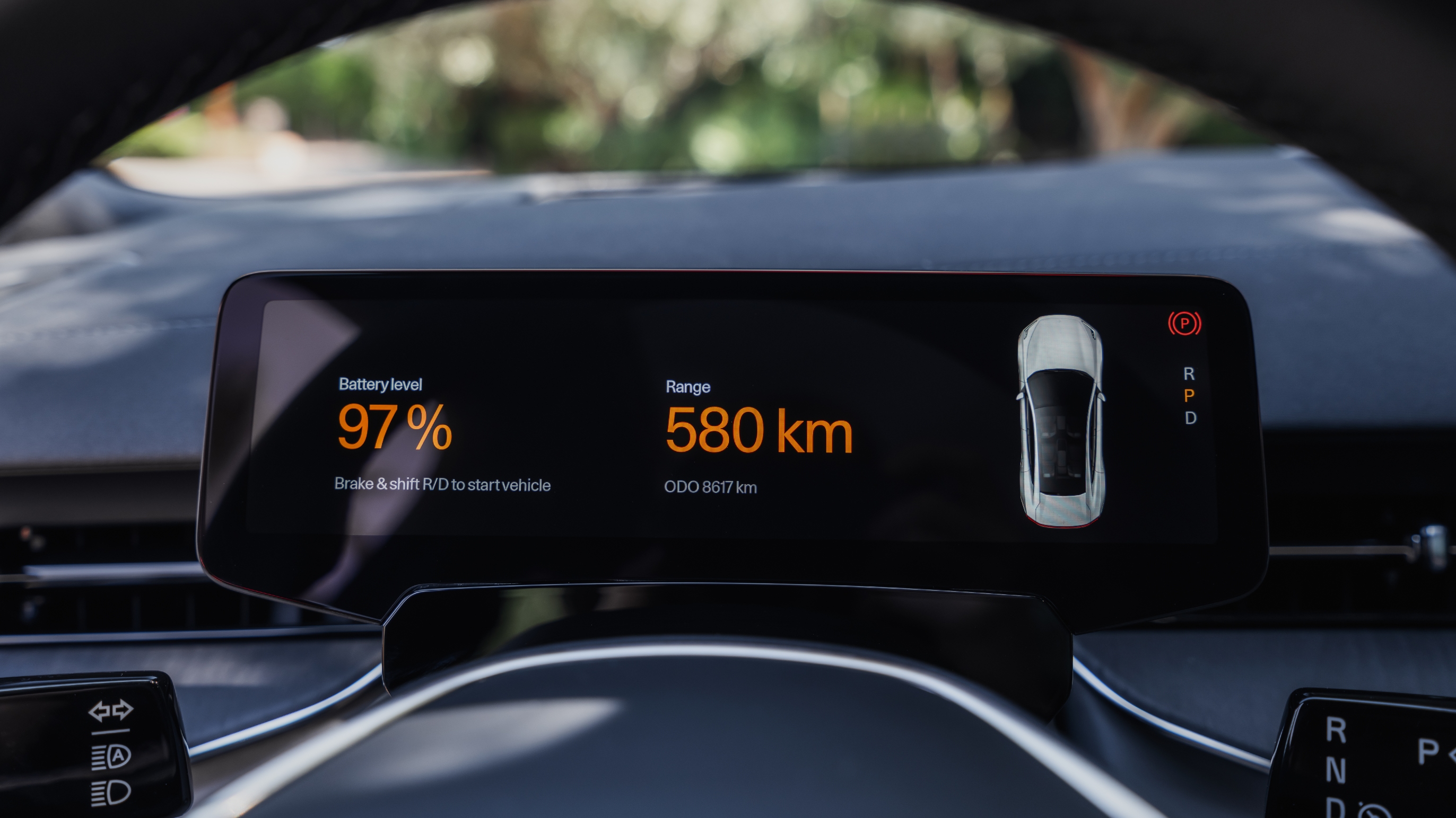 Polestar 5 driver's display