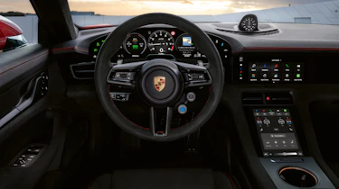 Porsche Taycan E-Shift wheel and paddles